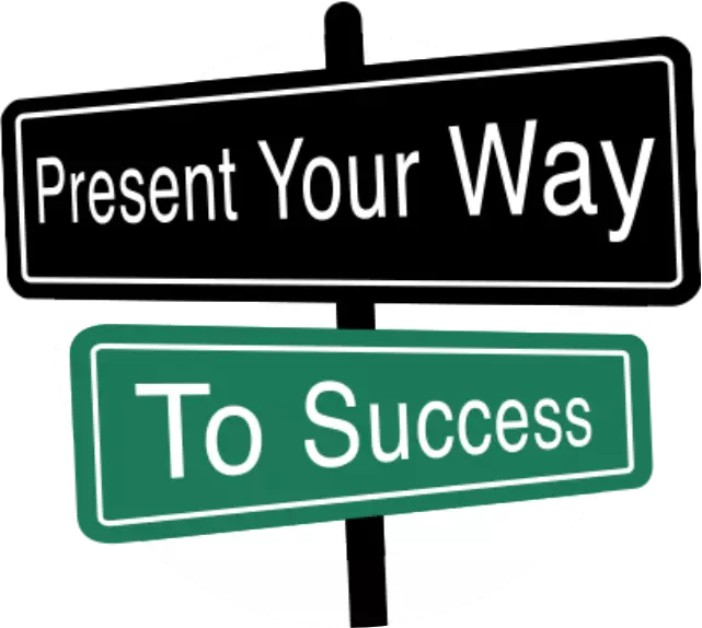 Present your way to success new version Logo Present your way to success new version Logo
