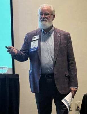 3a David D. Doerrier Speaking at Conference